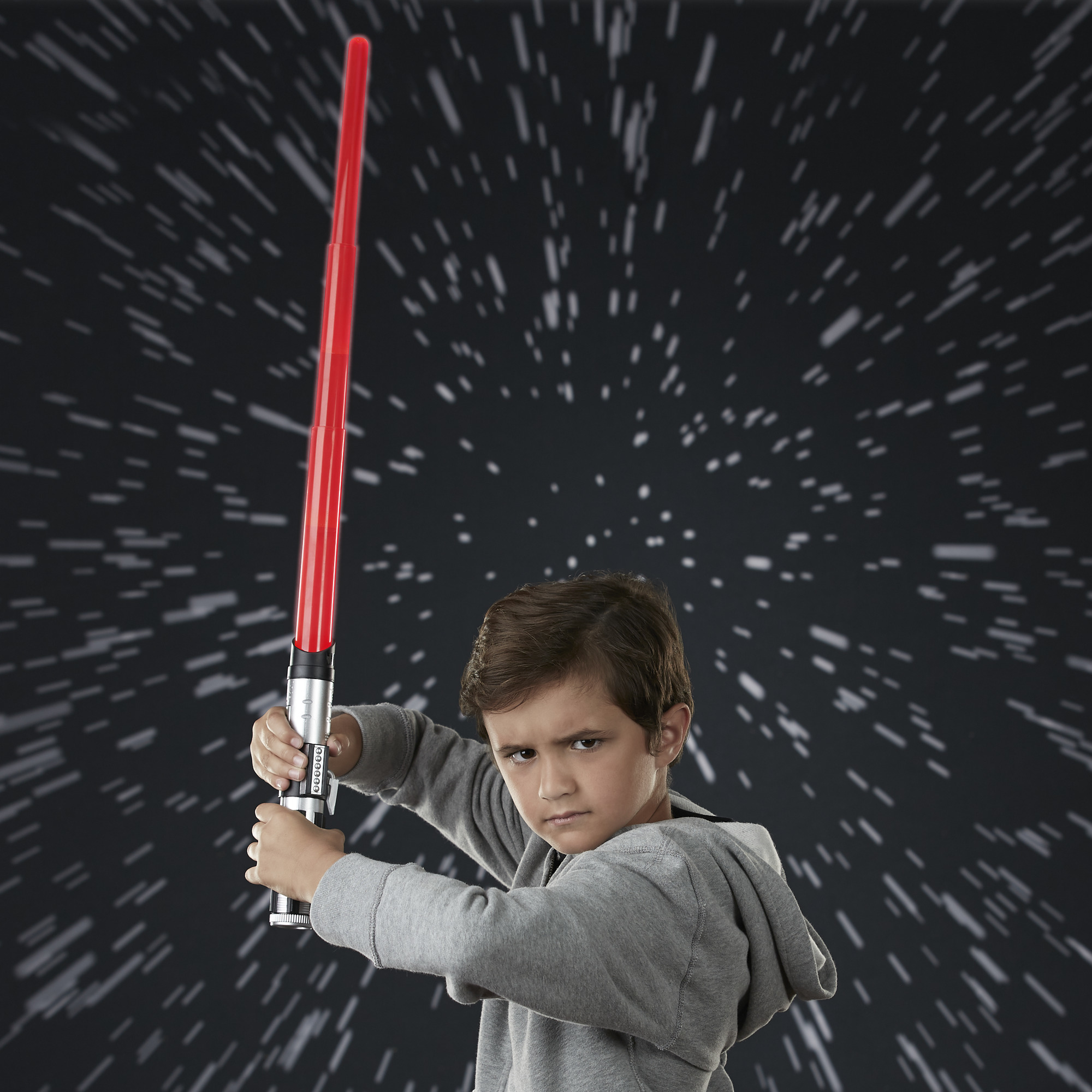 Peluche Dark Vador Star Wars 28cm - Sabre Laser Lumineux Et Modificateur De Voix - Jouet Enfant