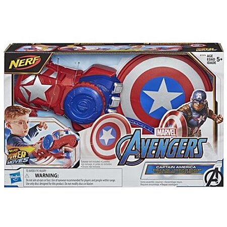 Nerf Power Moves Marvel Avengers Déguisement Captain America