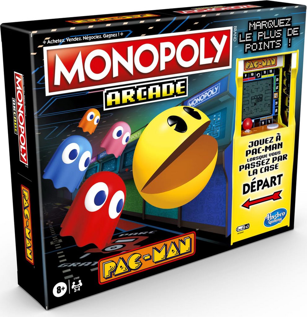 Monopoly Arcade Pacman - Jeu de Societe - Jeu de Plateau - Version française