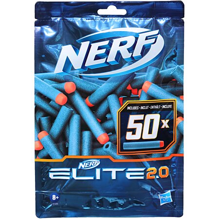 Nerf Elite 2.0, recharge de fléchettes, 50 fléchettes Nerf Elite pour les  blasters Nerf qui utilisent les fléchettes Elite au meilleur prix
