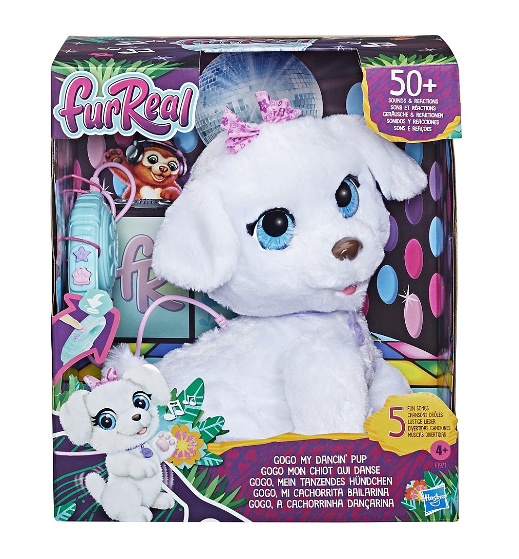 furReal, GoGo mon chiot qui danse, peluche chien interactif, dès 4