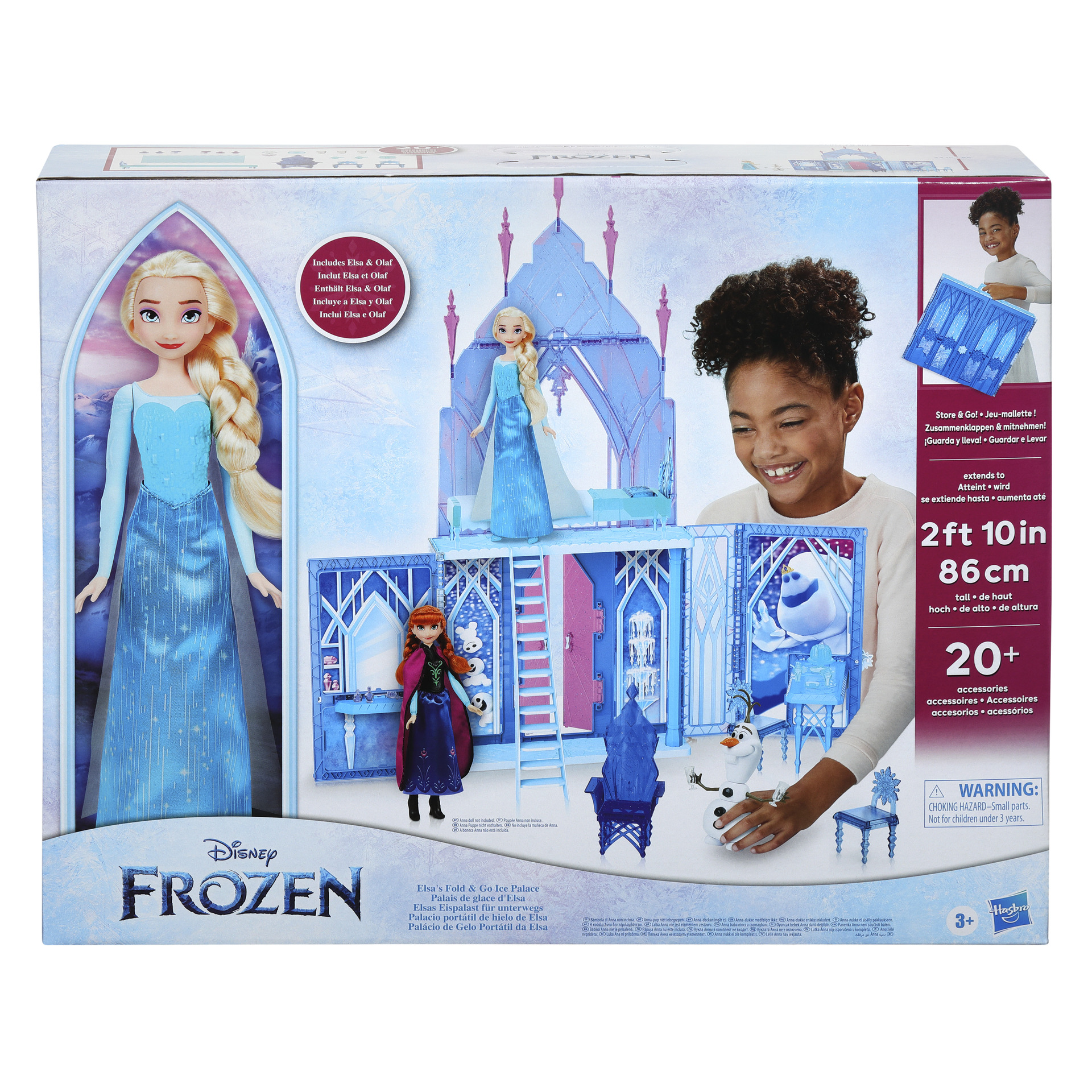 Disney La Reine des neiges 2, Palais de glace d'Elsa, poupées Elsa et Olaf,  coffret château, pour enfants, à partir de 3 ans au meilleur prix