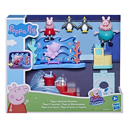 Peppa Pig Peppa's Adventures Peppa à l'aquarium, jouet préscolaire