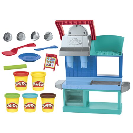 Play-Doh Kitchen Creations, Robot pâtissier, jouet de pâte à modeler avec  accessoires de cuisine factices