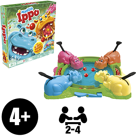 Hasbro Gaming Hippos Gloutons,Jeu De Plateau - Jeux - Jouets Hasbro Gaming Hippos Gloutons,Jeu De Plateau - Jeux - Jouets