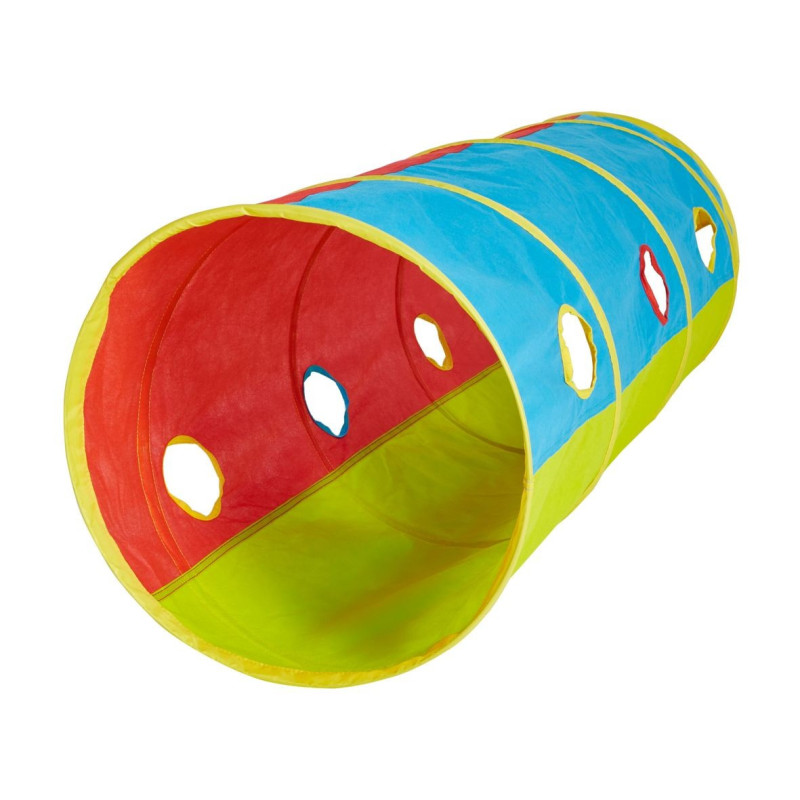 Tunnel De Jeu Enfant 180 Cm Arc-en-Ciel - Tunnel Pop Up Coloré Pour Intérieur Et Extérieur, Cadeau Garçons Filles