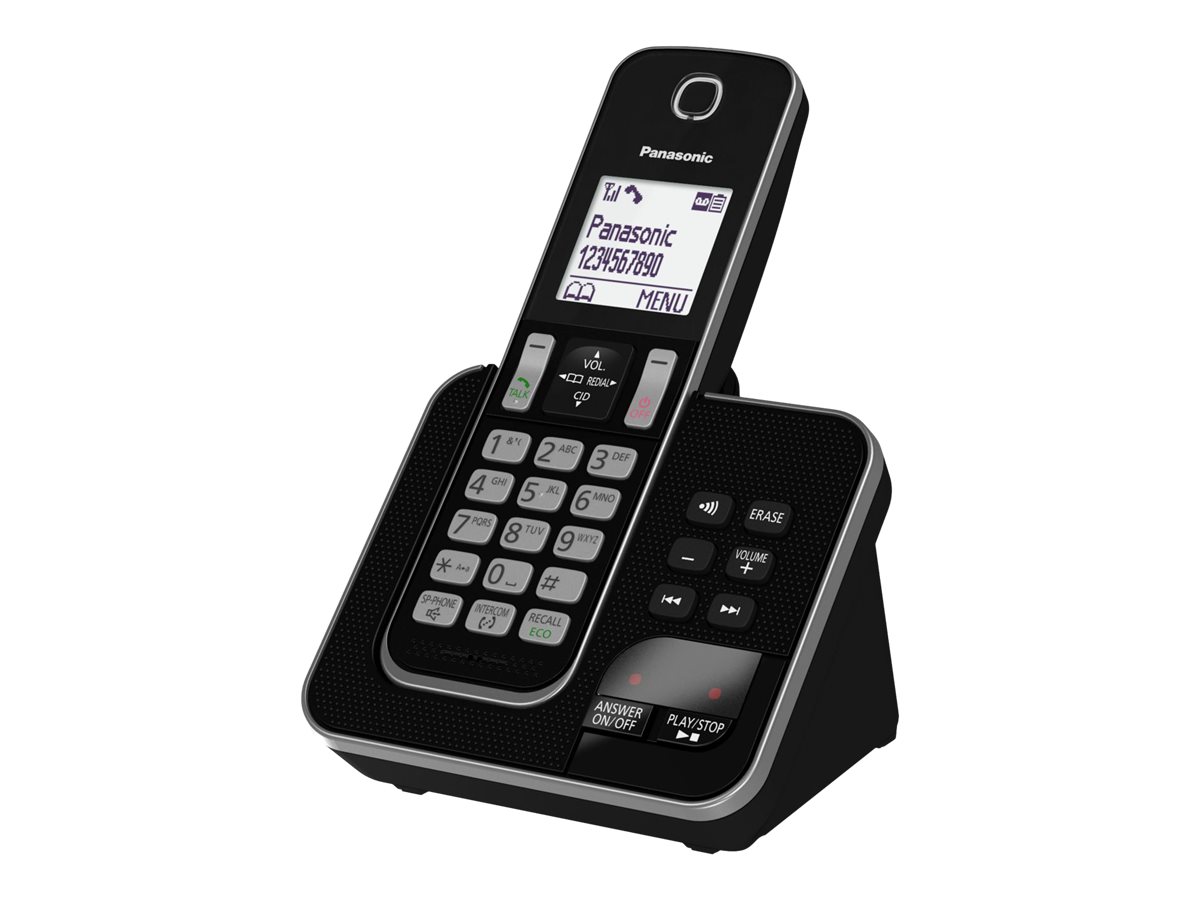 Téléphone fixe sans fil avec répondeur KX - TGD320FRG