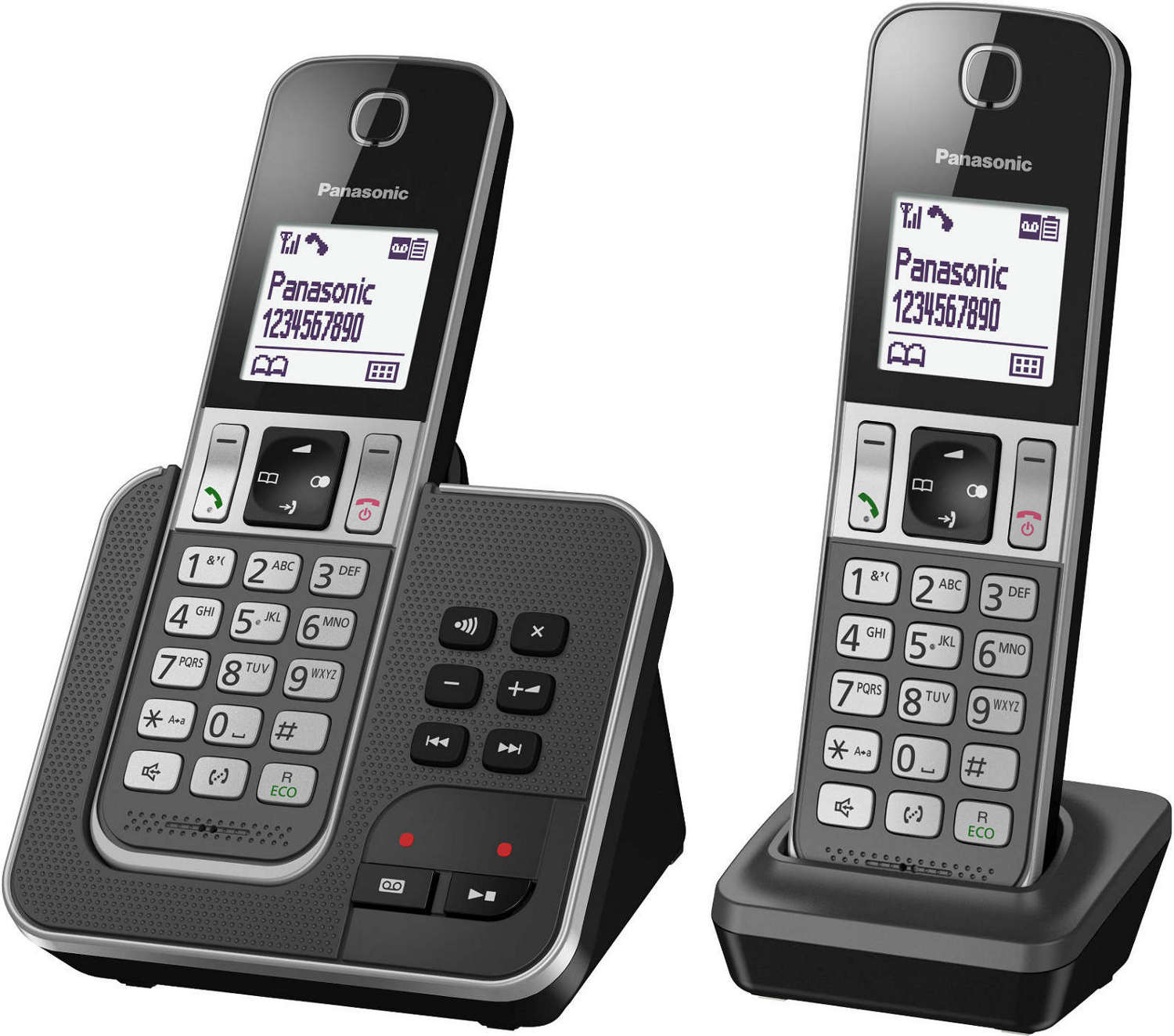 Téléphone Fixe Sans Fil REF D285 DUO - espace technologie e.leclerc