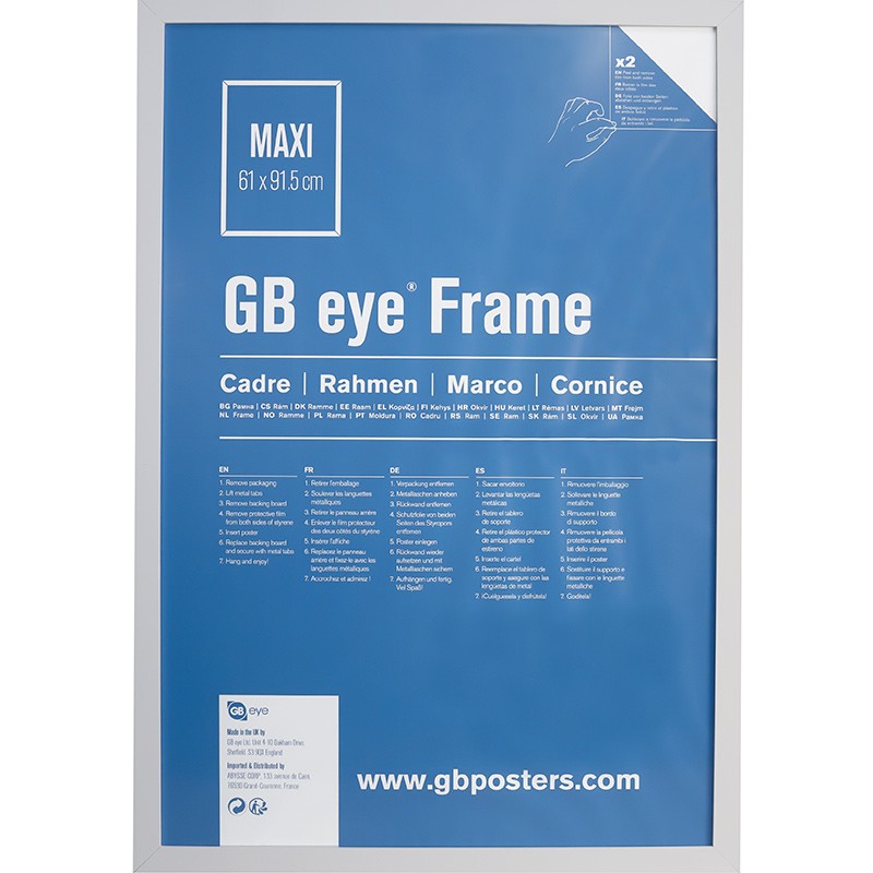 Cadre MDF Blanc Maxi (61 x 91,5 cm) au meilleur prix