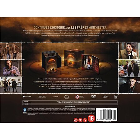 Supernatural Coffret intégral de la Saison 7 - DVD - DVD Zone 2 - Jensen  Ackles - Jared Padalecki : toutes les séries TV à la Fnac