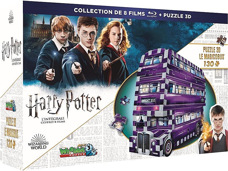 Harry Potter : L'Intégrale 8 films + Jeu de société DOBBLE Harry Potter  (Boitier métal : 55 cartes)