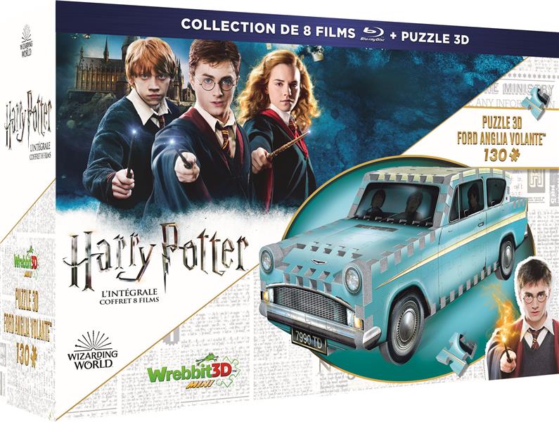 Harry Potter - L'intégrale des 8 films + Puzzle 3D Ford Anglia