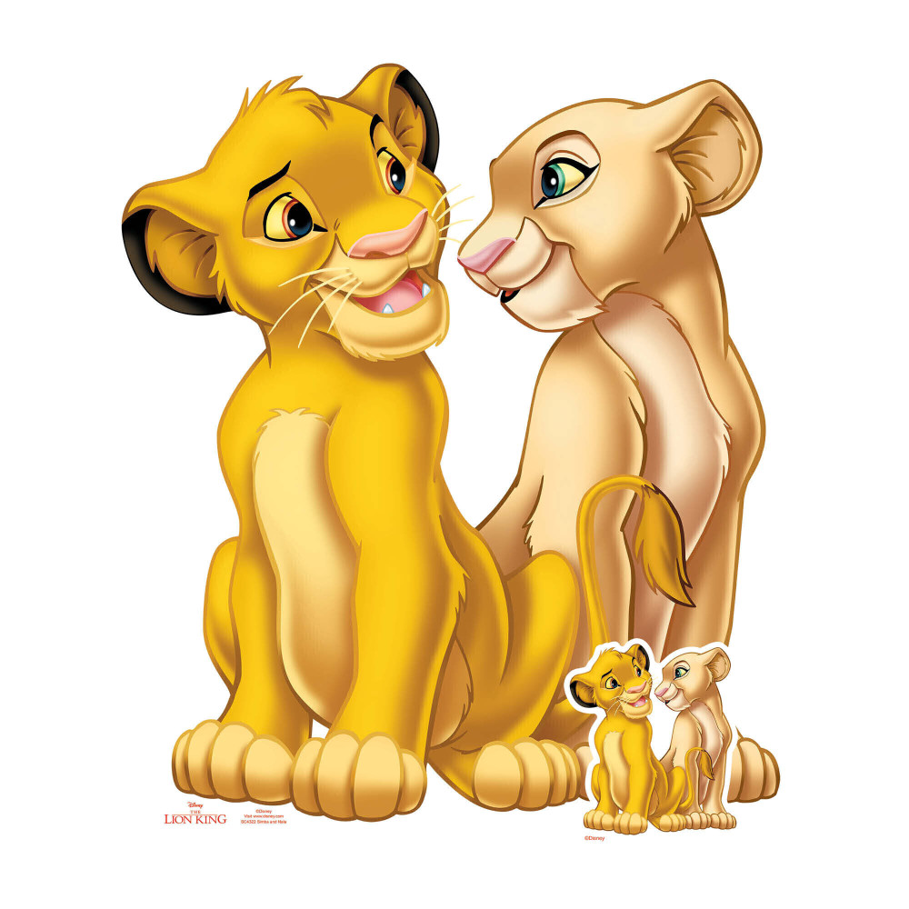 Figurines Le Roi Lion Simba Et Nala - Disney - Occasion