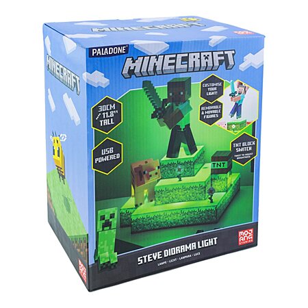 Minecraft jeu bloc de construction lampe de bureau bricolage Table jouet  Usb créatif veilleuse cadeau 