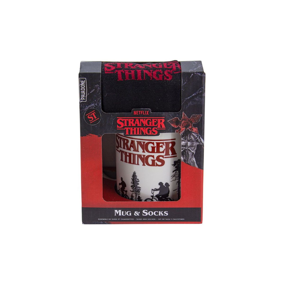 Stranger Things - Mug et chaussettes Set Logo Stranger Things au ...