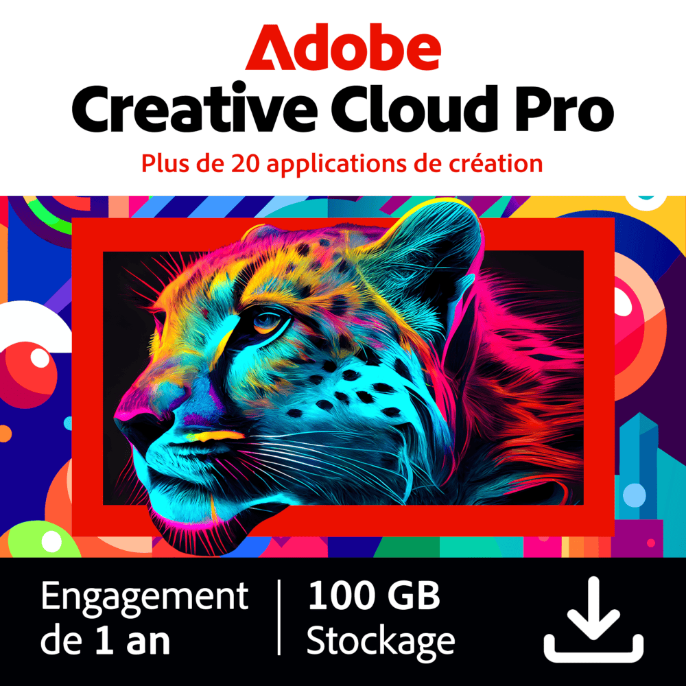 Adobe Creative Cloud Pro - Indépendants et particuliers - 1 utilisateur ...