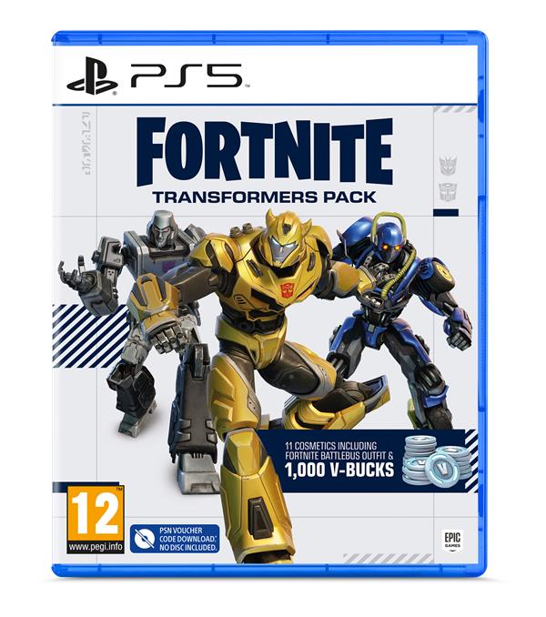 Fortnite : Pack Transformers - Code In A Box (PS5) Au Meilleur.
