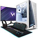 Vibox VI-28 PC Gamer, 22" Écran Pack, AMD Ryzen 3200GE, Vega 8s, 16Go RAM, 480Go SSD, Win11, WiFi