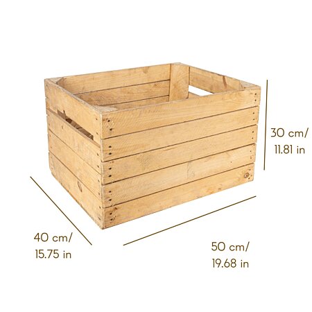 Caisse en bois pour aménagement 30 x 40 x 27 cm
