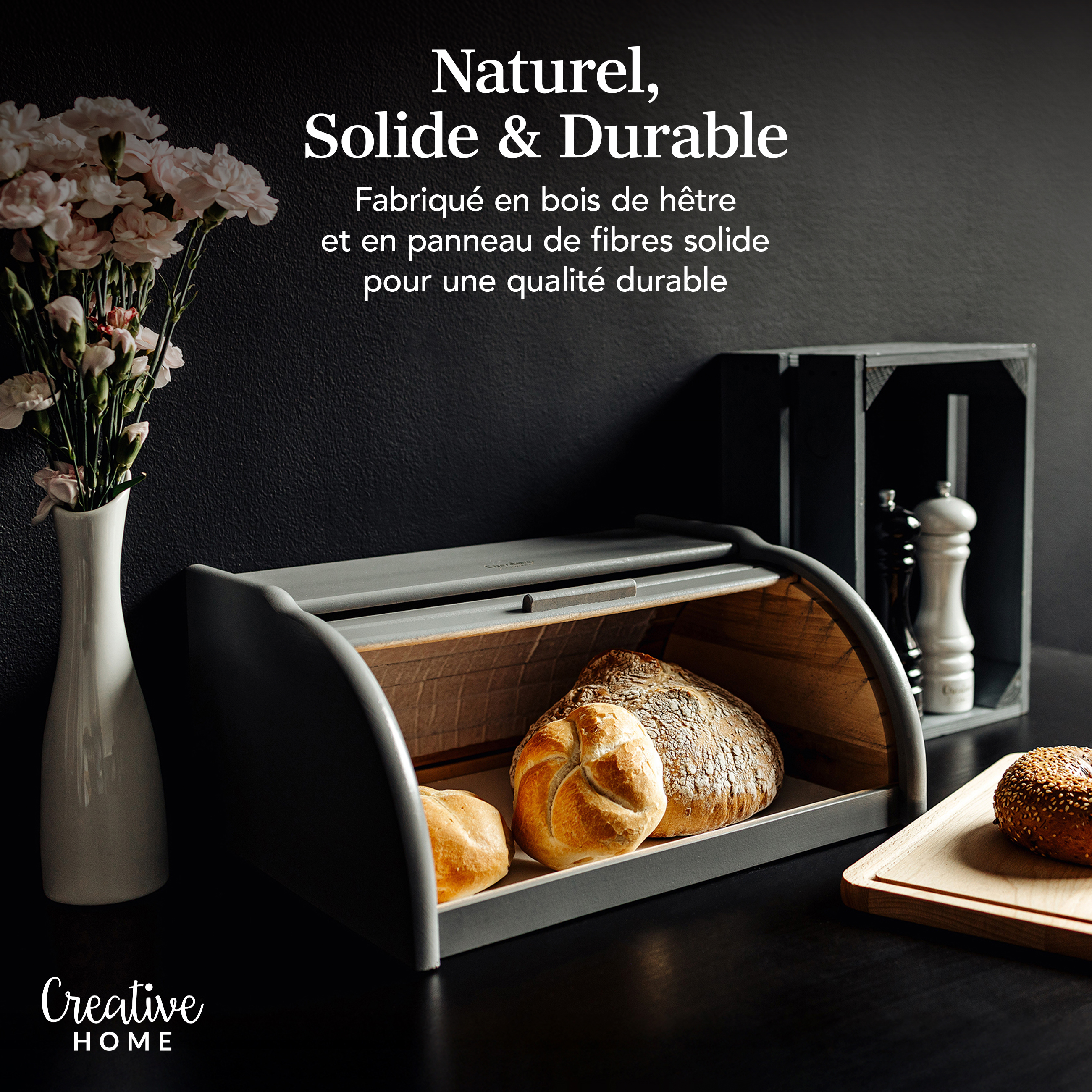 Boîte à Pain Avec Couvercle Hermétique