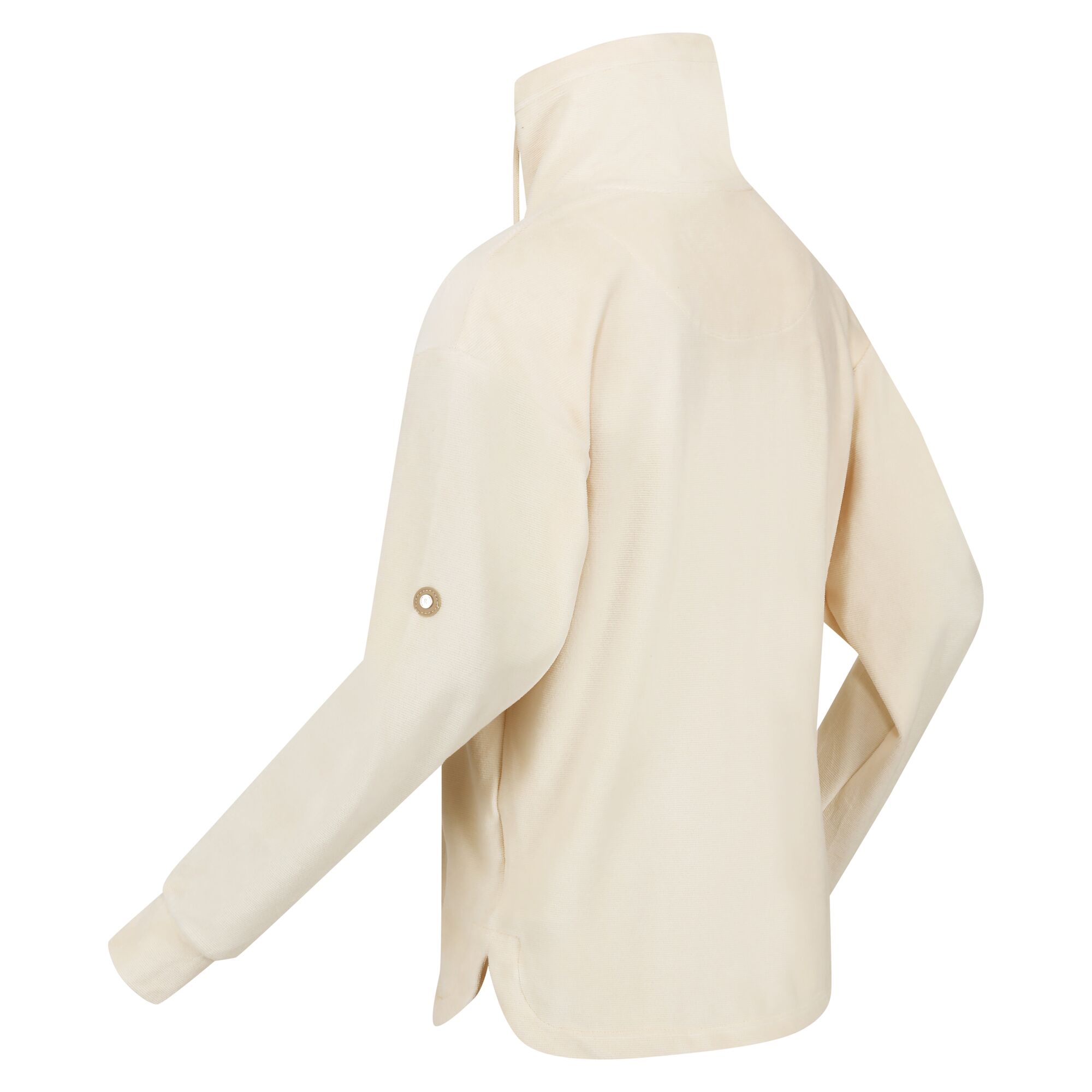 Veste Polaire Musto Femme - Crème, Taille 8, Fermeture éclair, Vintage, Outdoor