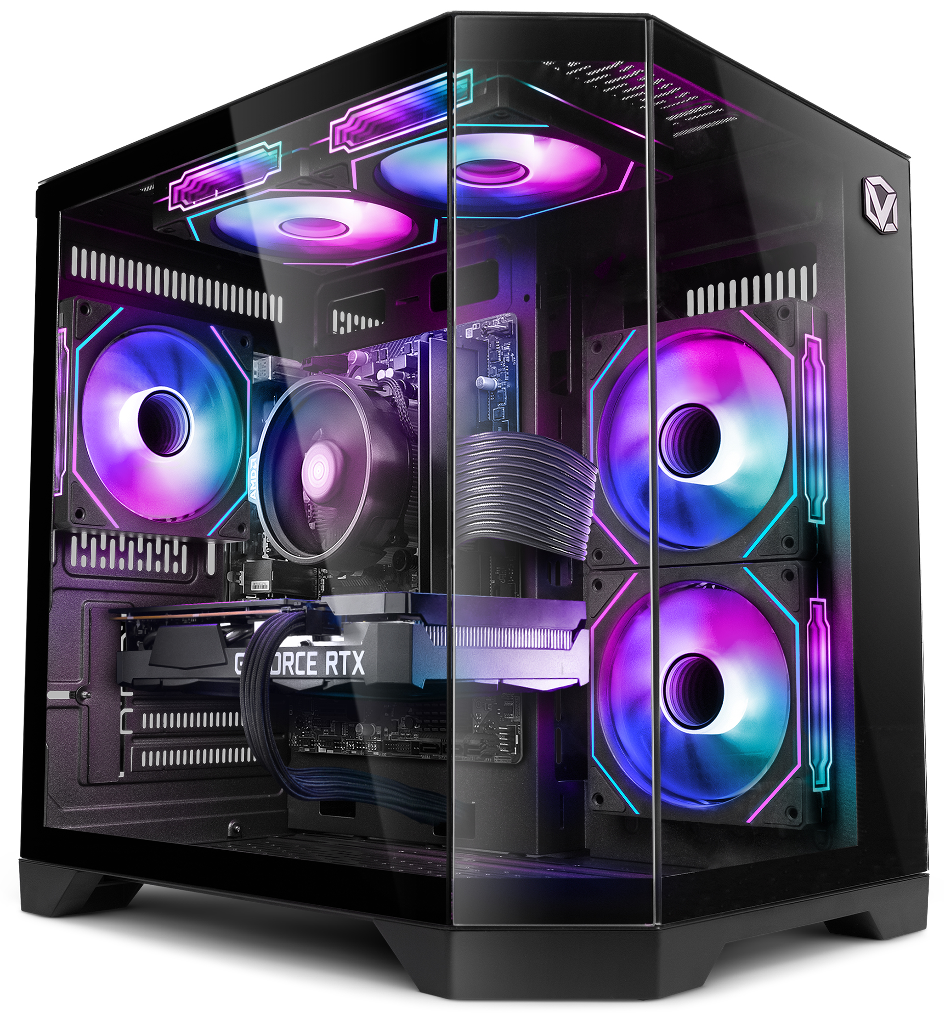 Vibox PC Gamer - Ryzen 5 5500 4,2 GHz - RTX 3050 16 Go - 16 Go RAM - 1 To SSD - Windows 11 - WiFi