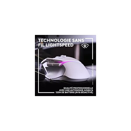 Logitech G502 X PLUS Wireless Gaming Mouse - White 5099206096363