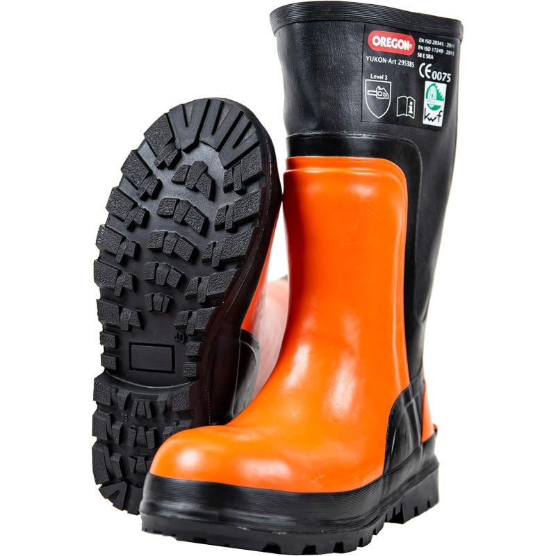 Bottes de sécurité en caoutchouc pour élagage forestier Classe Oregon  295385 Taille 41