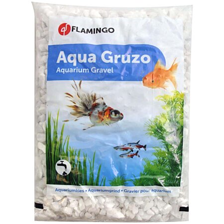 Gravier Gruzo blanc 1 kg pour aquarium au meilleur prix