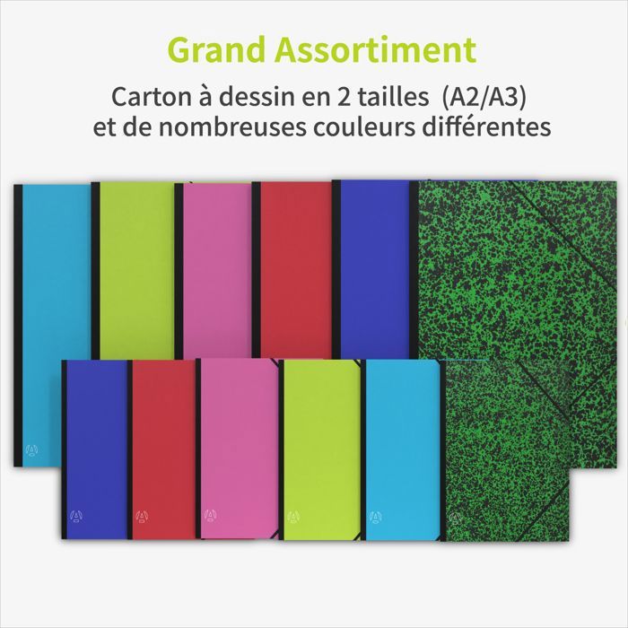 Carton à Dessins Clairefontaine A3+ 32,5x45 Cm Fermeture Élastique – Astérix Loupe Motif Noir