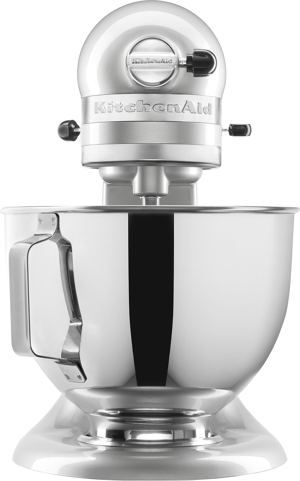 Robot Pâtissier KitchenAid 5KSM95PSECU – 4,3 L, Argent, 300 W, Batteur, Crochet, Fouet