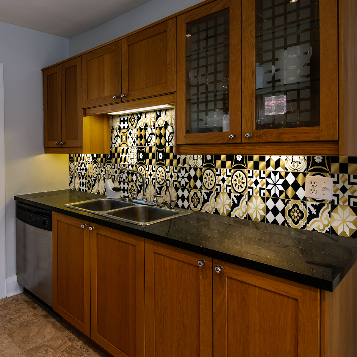 Set 029 - Autocollants Pour Carrelage - 15 X 20 Cm - Lot De