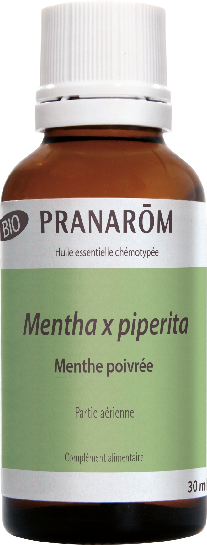 Pranarôm Huile Essentielle Menthe Poivrée (Mentha x piperita) Bio 30 ml