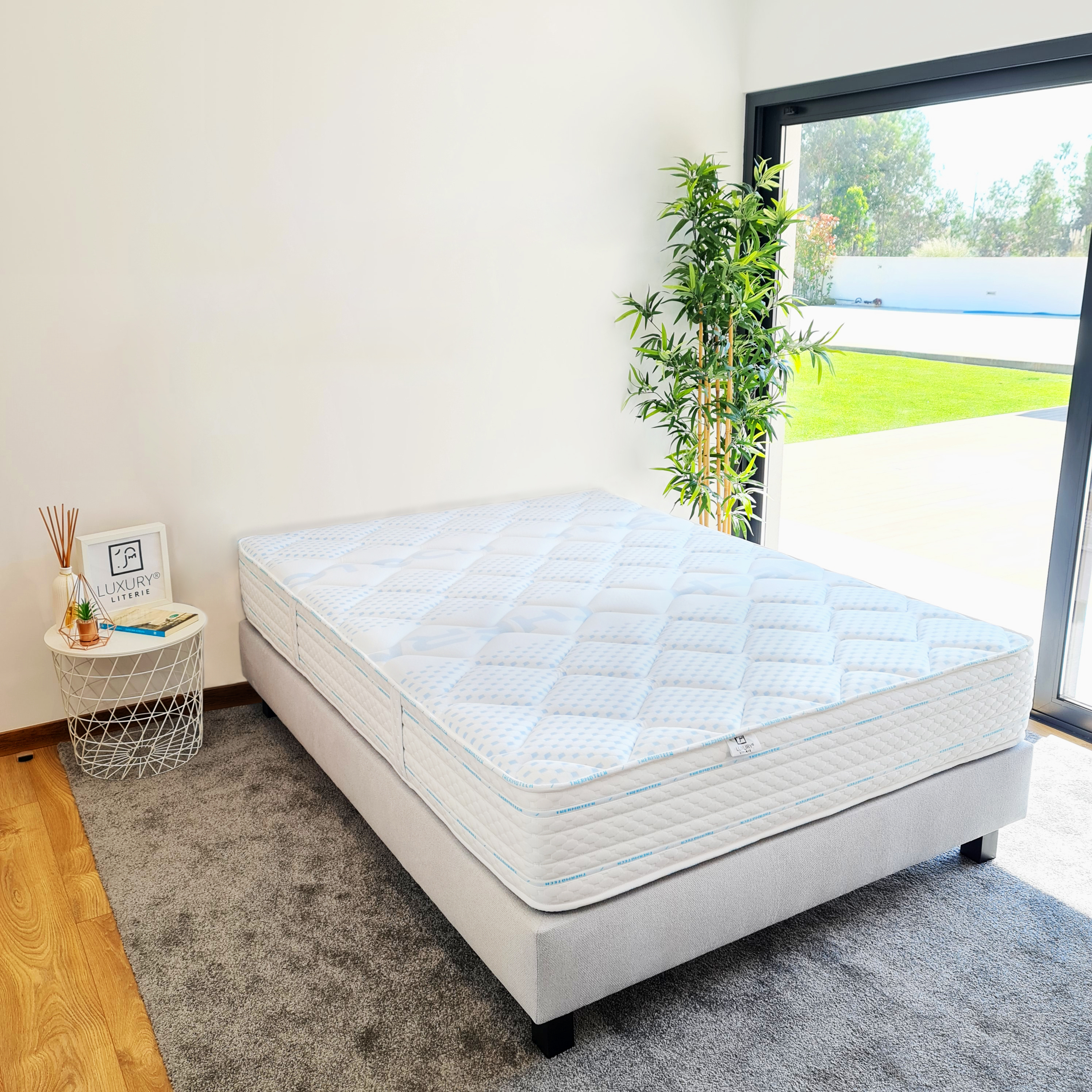 Ensemble matelas et sommier Luxury Literie Ensemble Matelas