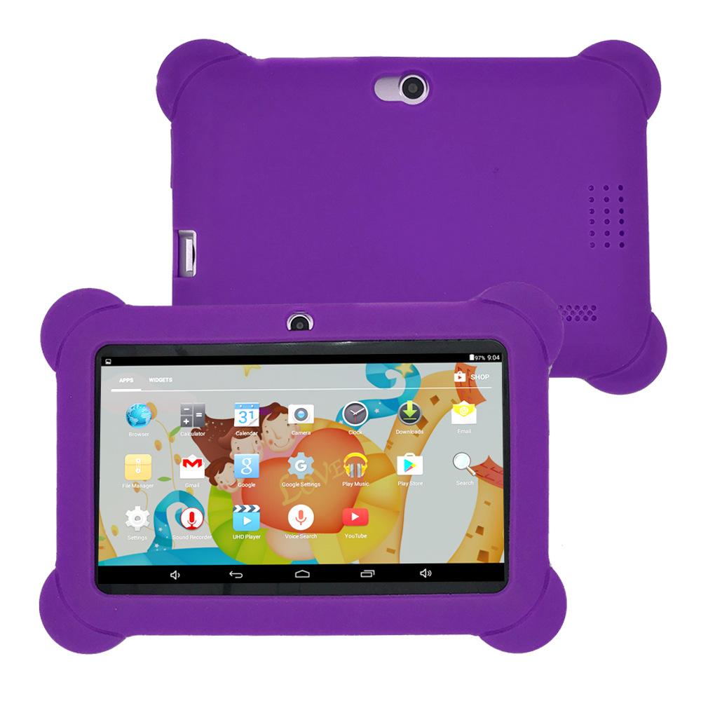Tablette pour Enfants Q88 Ecrã 7” Quad Core 1GB RAM + 8GB ROM Android -  Violet au meilleur prix