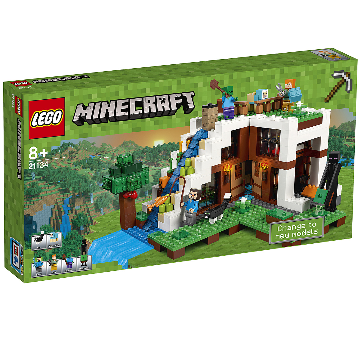 Minecraft Jouet Poupée Blocs de Construction Poupée Cadeau de Noël Enderman  