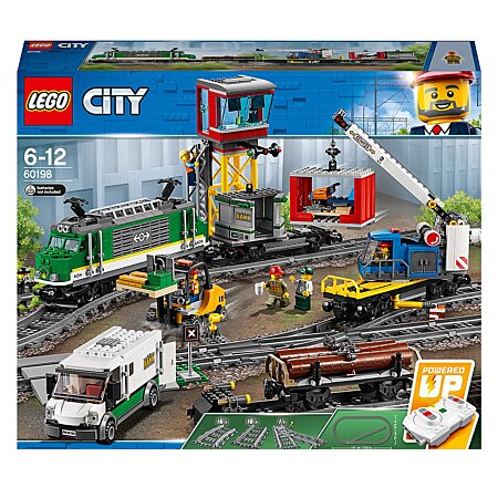 Lego® City - Le Train De Marchandises Télécommandé - 60198 au meilleur prix