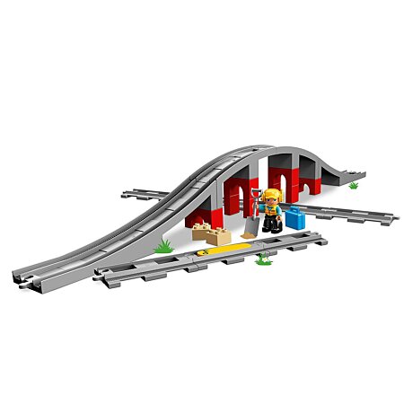 Lego® Duplo® Ma Ville - Les Rails Et Le Pont Du Train - 10872 au meilleur  prix