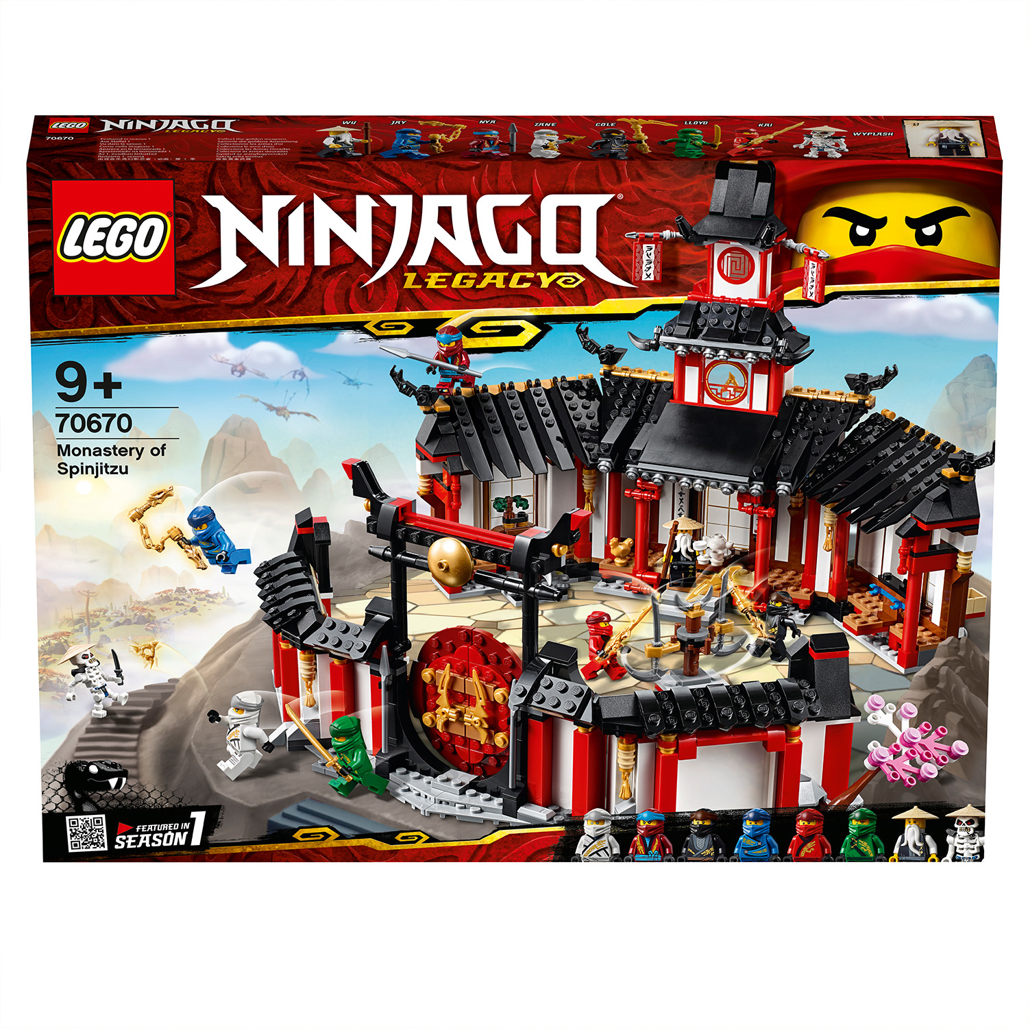 Lego® Ninjago® Le Monastère De Spinjitzu 70670 au meilleur