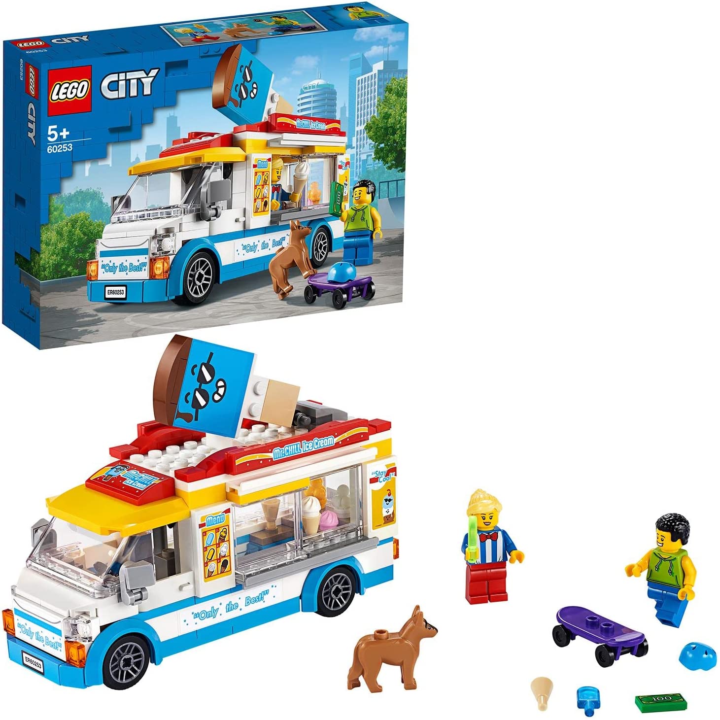 Lego® City - Le Camion De La Marchande De Glaces - 60253 au meilleur prix