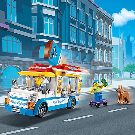 Jeux de voiture Camion marchand de glace Lego City - Jouets