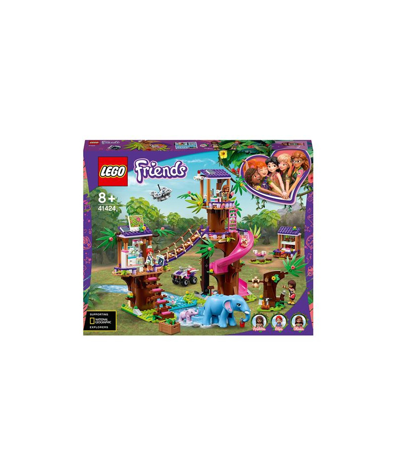 Soldes LEGO Friends - La base de sauvetage dans la jungle (41424