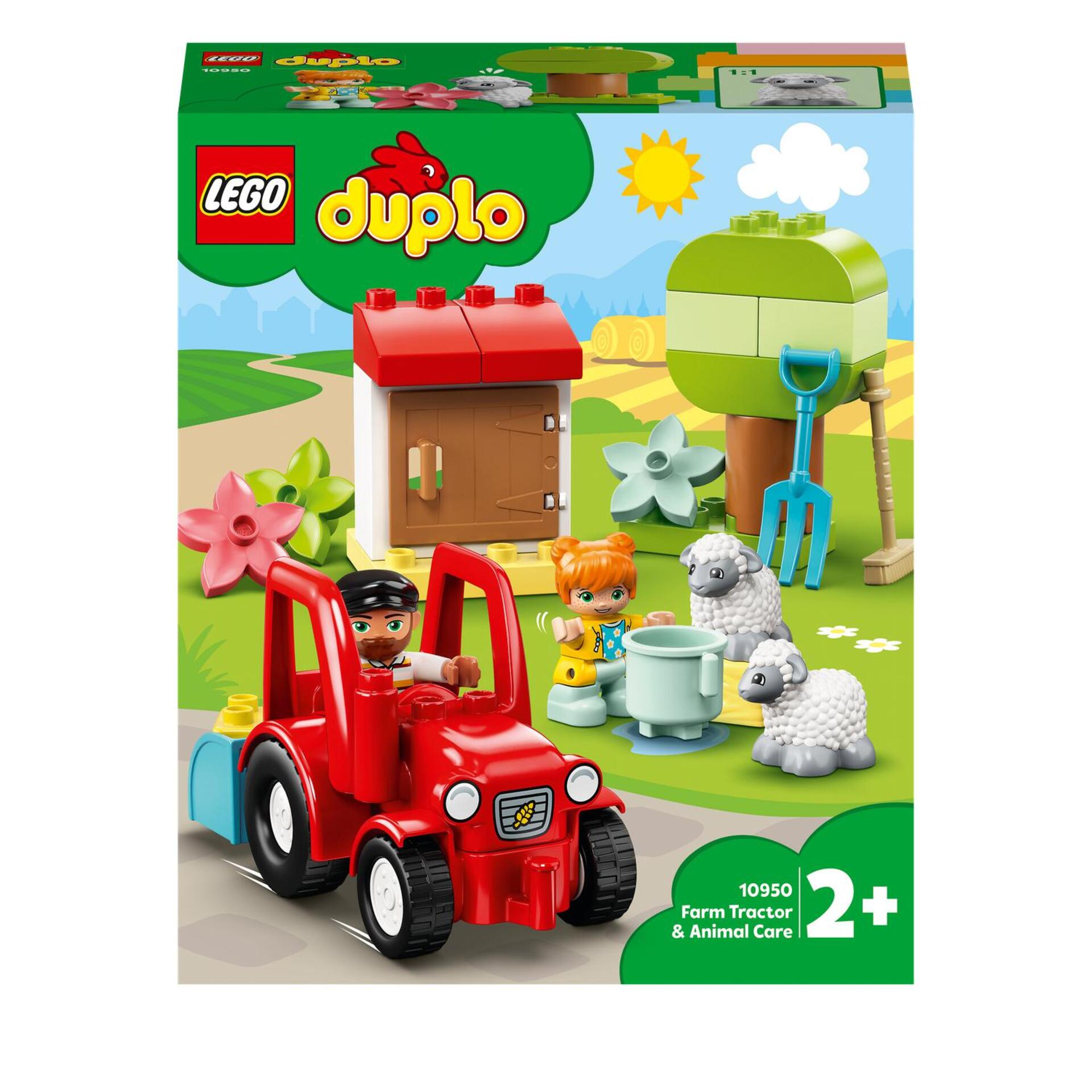 LEGO® DUPLO® Ma ville - Le tracteur et les animaux - 10950 au meilleur prix