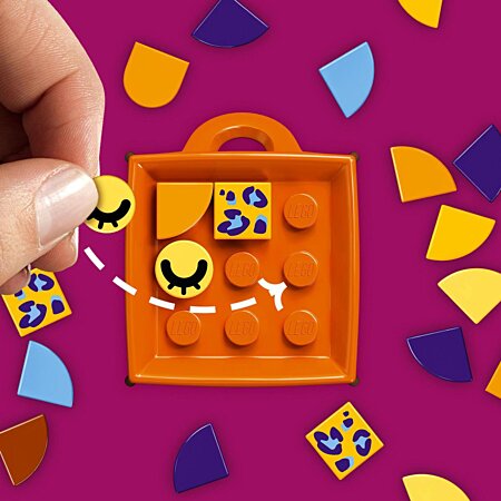Porte clé en brique Lego® - Orange