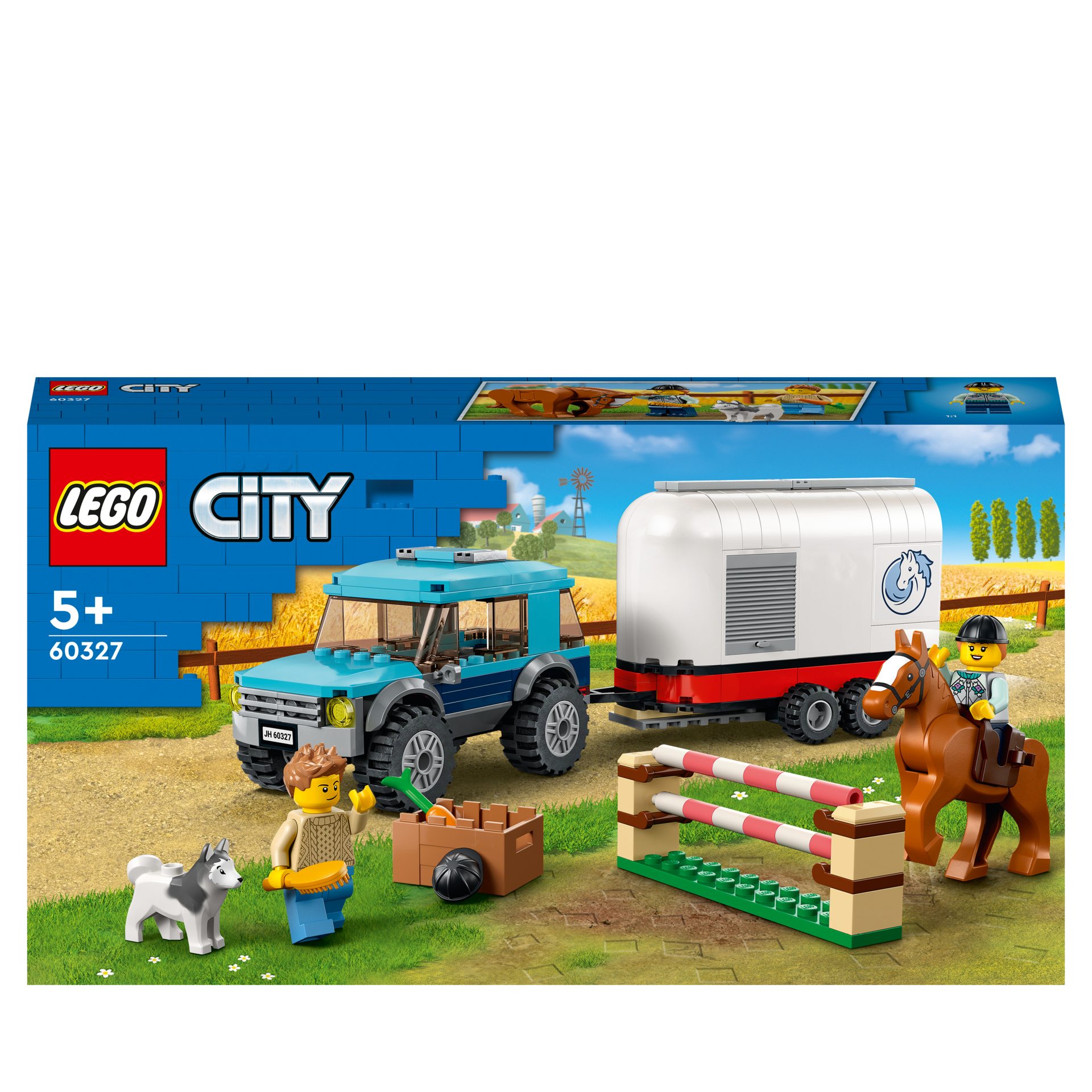LEGO City Le transport du cheval 60327 Ensemble de construction