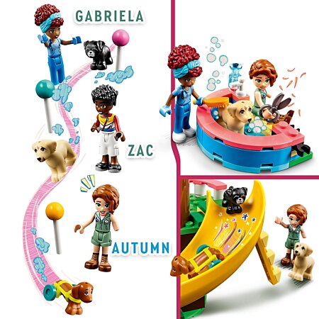 LEGO Friends 41738 Le vélo de sauvetage canin, Jouet Enfants 6 Ans, Jeu  d'Animaux avec Figurine de Chiot et 2 Mini-Poupées pas cher 