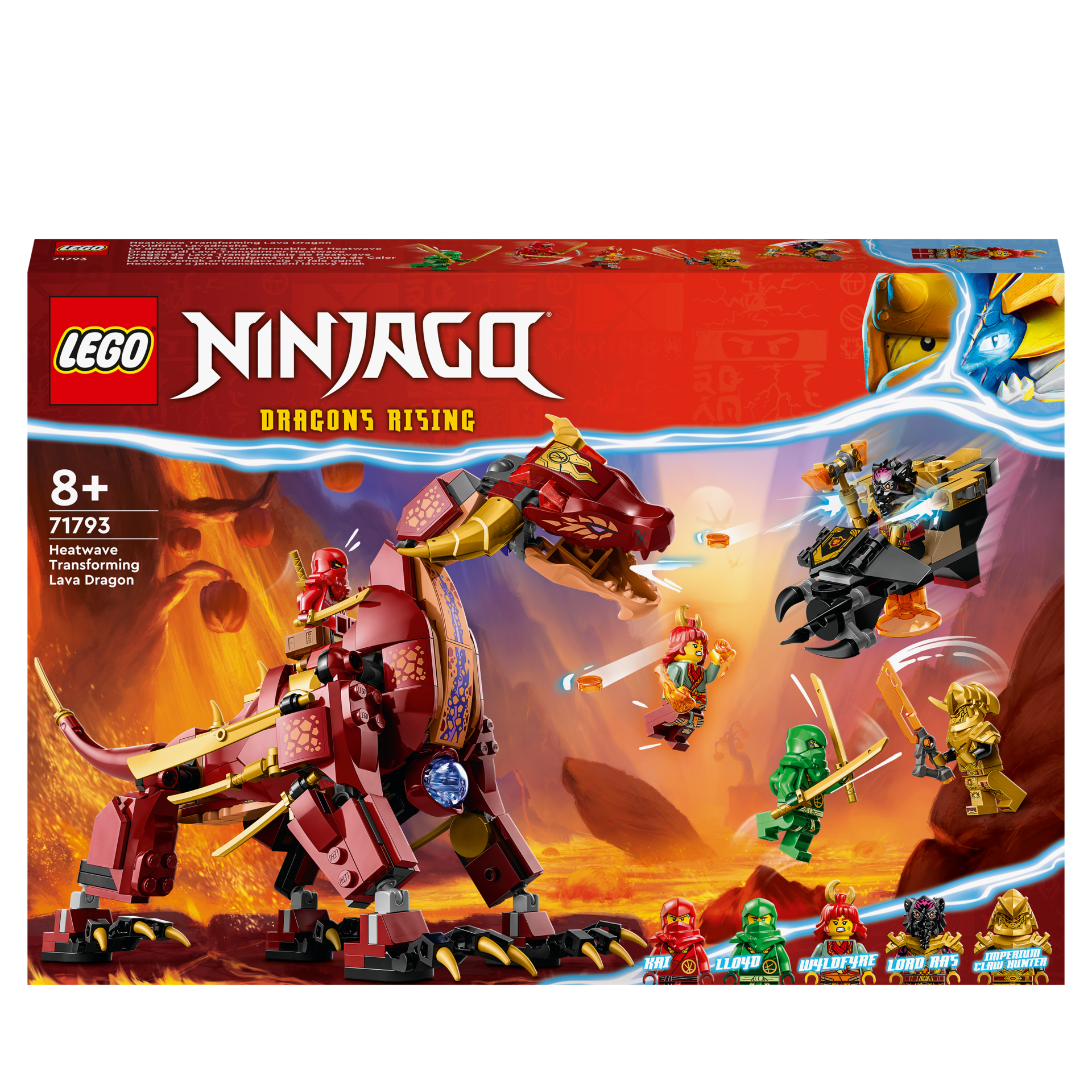 LEGO® NINJAGO® - Le dragon de lave transformable de Heatwave - 71793 au  meilleur prix