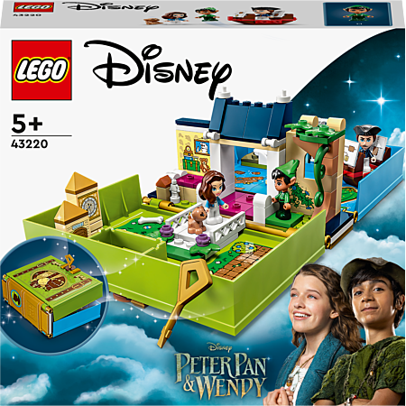 LEGO Disney 43220 pas cher, Les aventures de Peter Pan et Wendy dans un  livre de contes