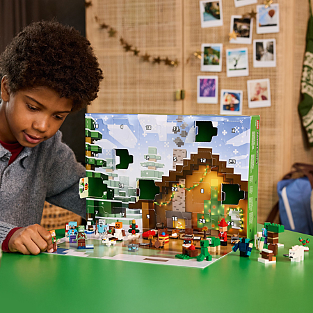 CRAFT Calendrier de l'Avent Craft avec figurines articulées Minecraft CRAFT Calendrier de l'Avent Craft avec figurines articulées Minecraft