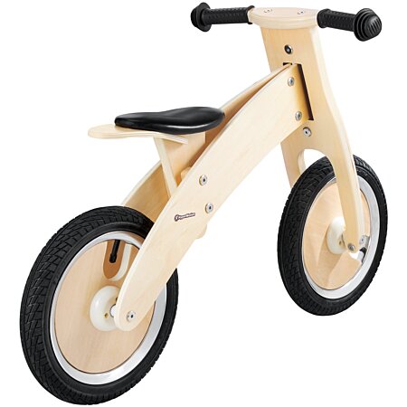 HyperMotion Draisienne Enfant en Bois jusqu'à 35 kg - Vélo de Marche  Hauteur 54 CM - Roues 12